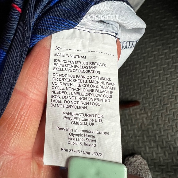 👗⛳️NWOT |•CALLAWAY•| Vibrant Blue & Red Drawstring Waist Athletic Golf Dres… - Picture 11 of 13